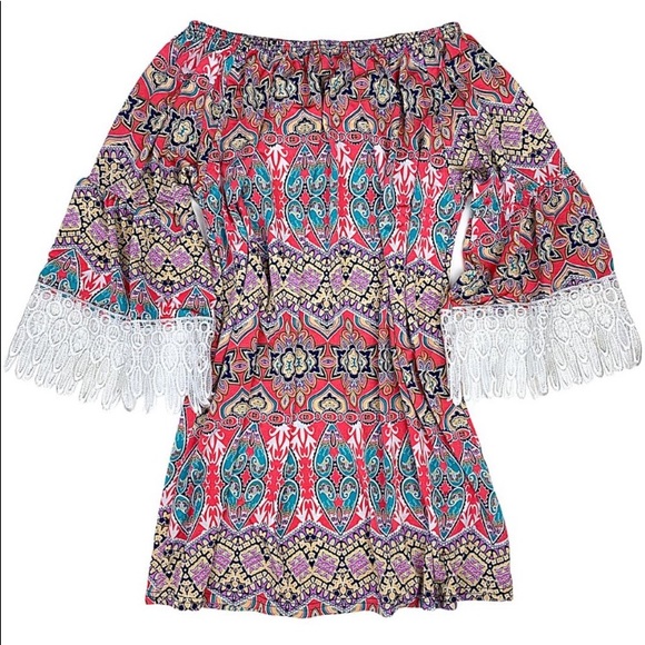 WinWin Tops - Win Win paisley print 1/2 sleeve tunic